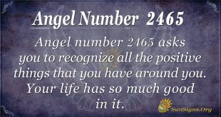 Angel Number 2465