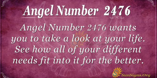 Angel Number 2476