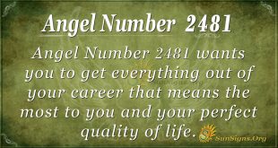 Angel number 2481