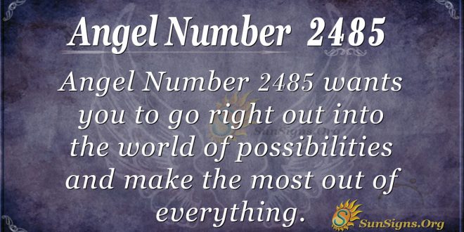 Angel number 2485