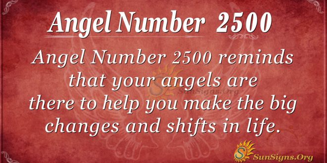 Angel number 2500