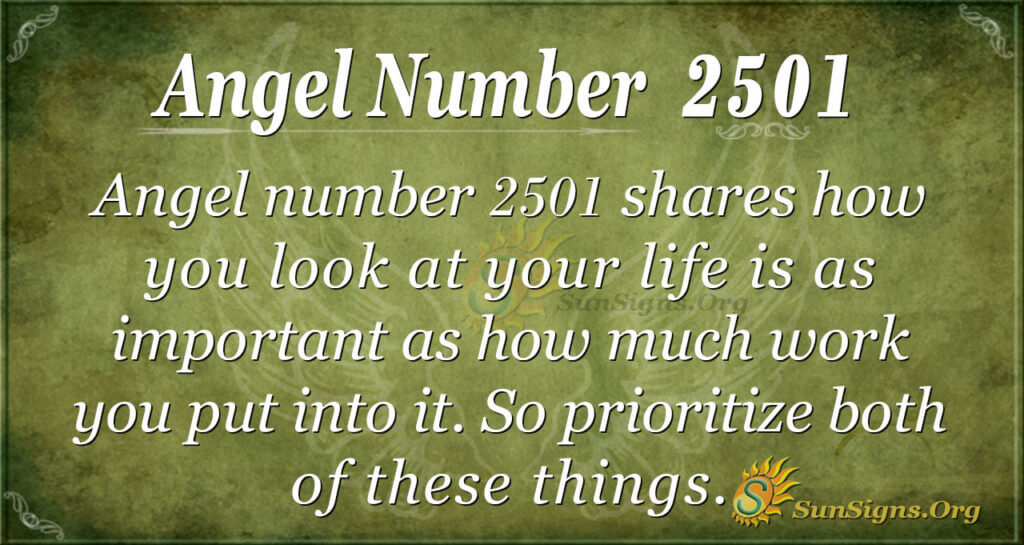 Angel Number 2501