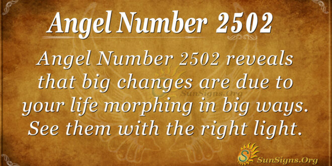 Angel Number 2502