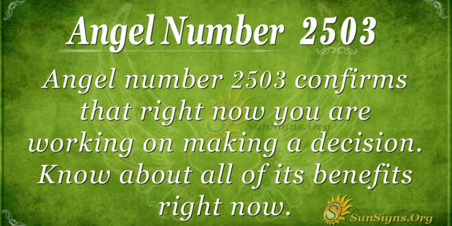 angel anumber 2503