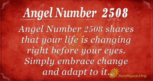 Angel Number 2508