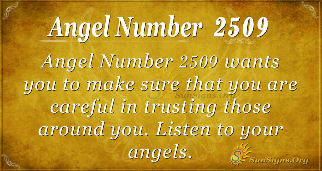 Angel Number 2509