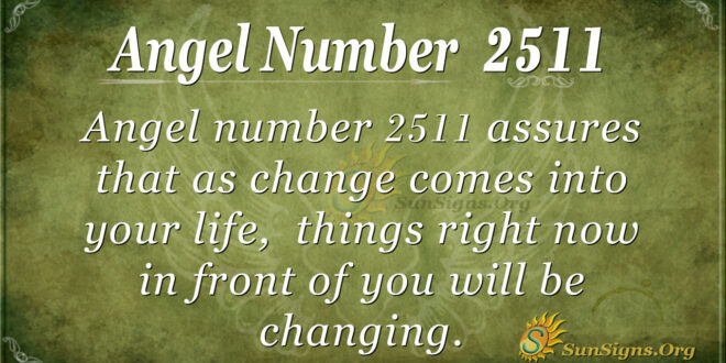 Angel Number 2511