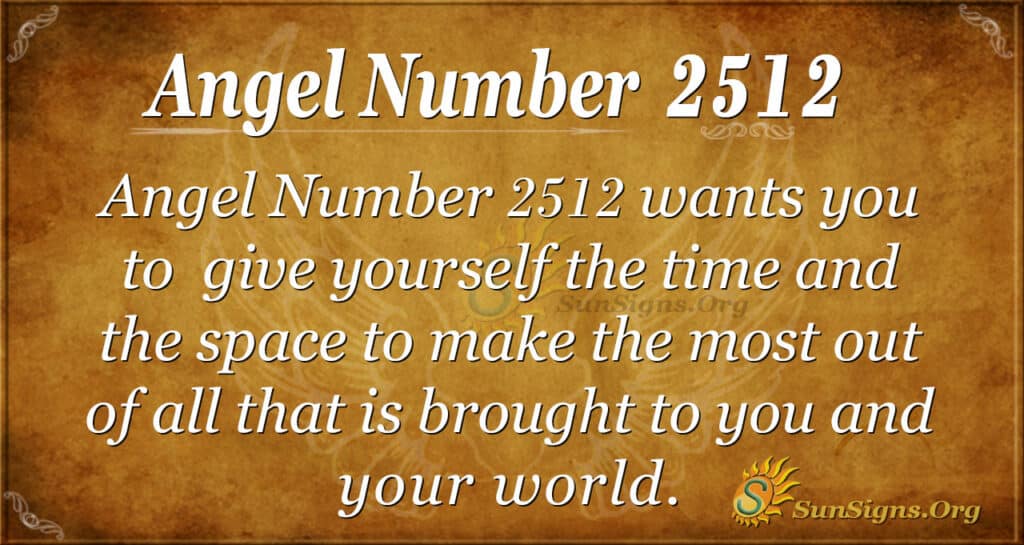 Angel number 2512