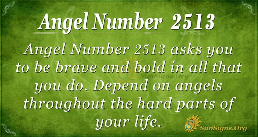 Angel number 2513