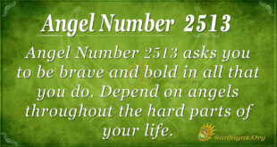 Angel number 2513