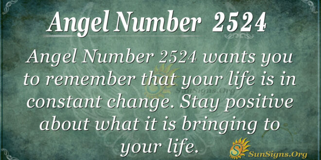 Angel number 2524