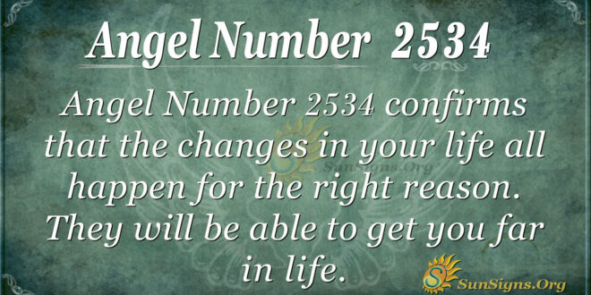 Angel Number 2534