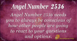 Angel Number 2536