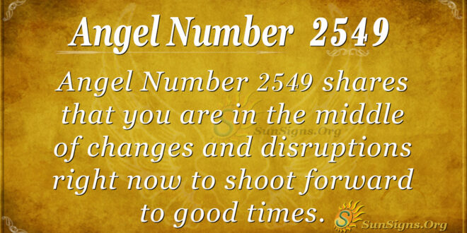 Angel number 2549