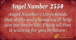 Angel number 2550