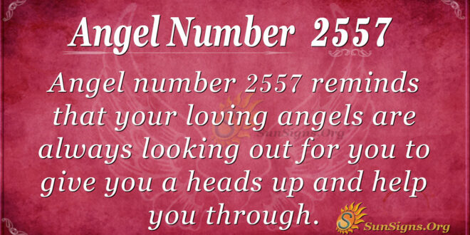 Angel number2557