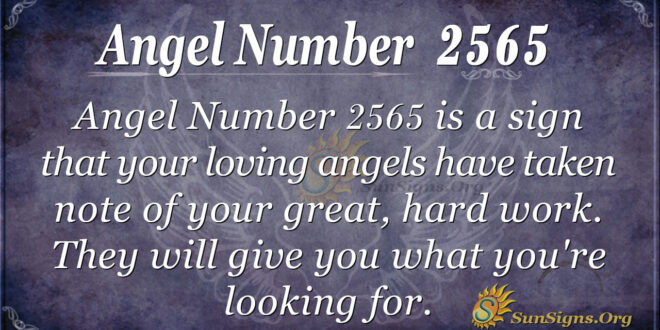 Angel number 2565
