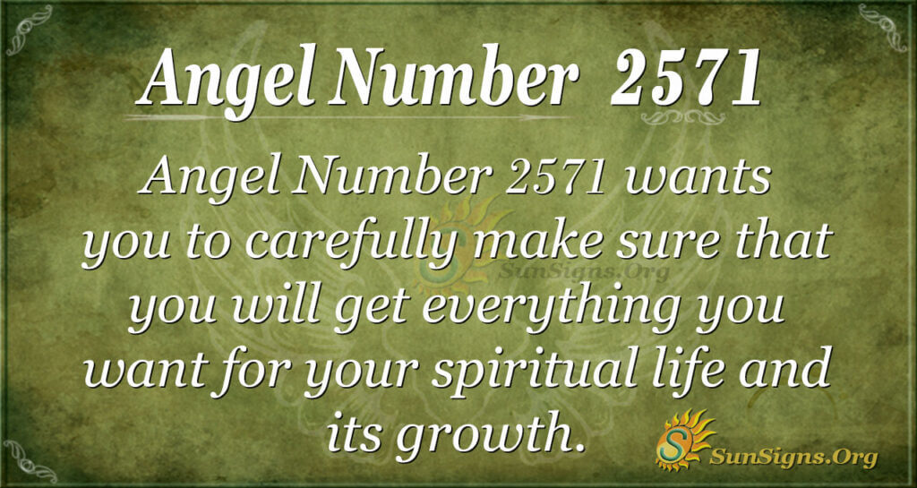 Angel Number 2571