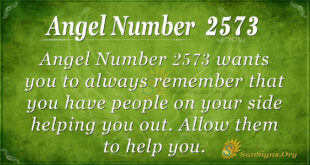 Angel number 2573