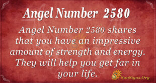 Angel Number 2580