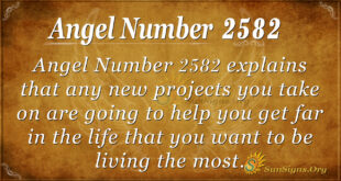 Angel number 2582