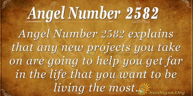 Angel number 2582