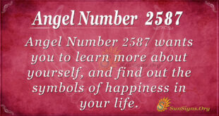 Angel Number 2587