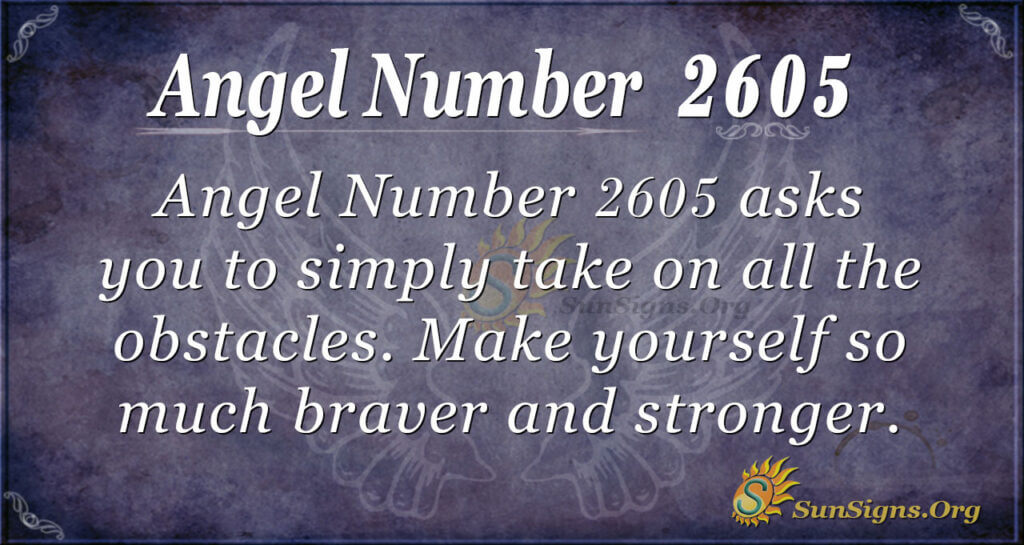 Angel Number 2605