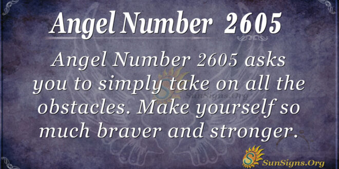 Angel Number 2605