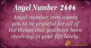 Angel Number 2606