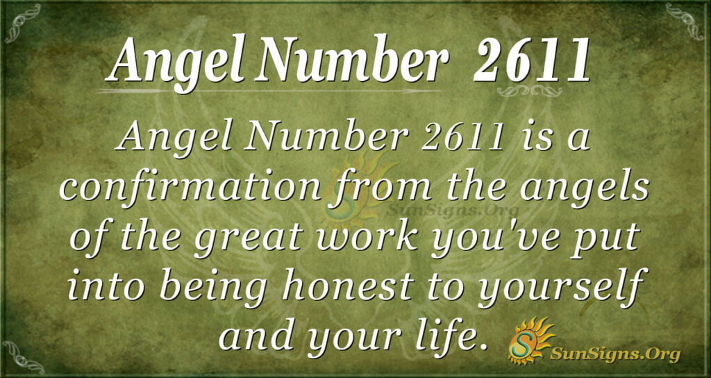 Angel Number 2611