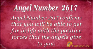Angel Number 2617