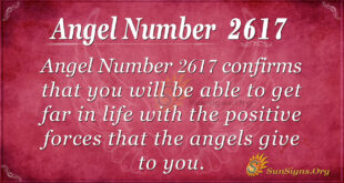 Angel Number 2617