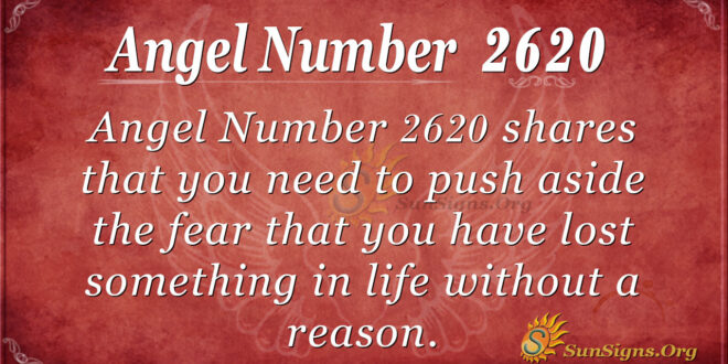 Angel Number 2620