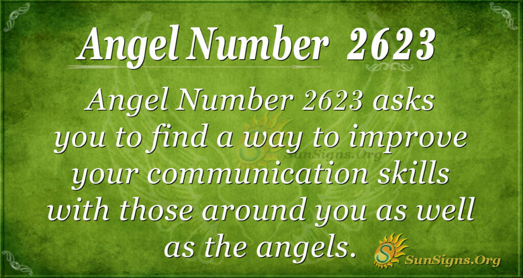 Angel number 2623