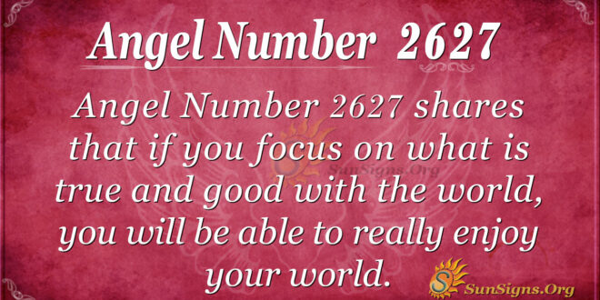 Angel Number 2627