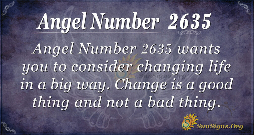 Angel number 2635