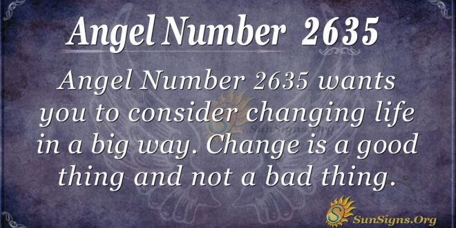 Angel number 2635
