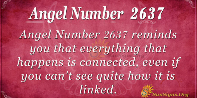 Angel Number 2637