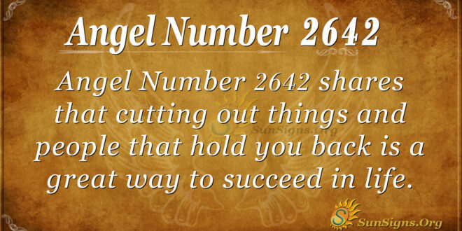Angel Number 2642