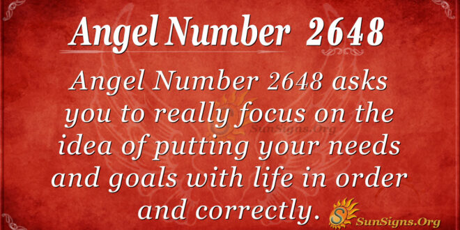 Angel Number 2648