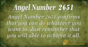 Angel Number 2651