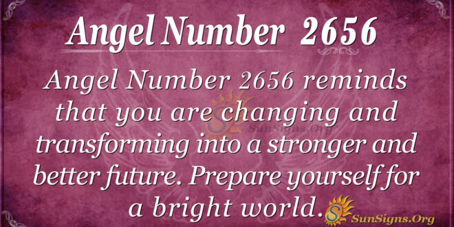 Angel Number 2656