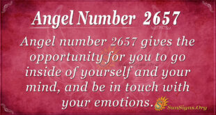 Angel Number 2657