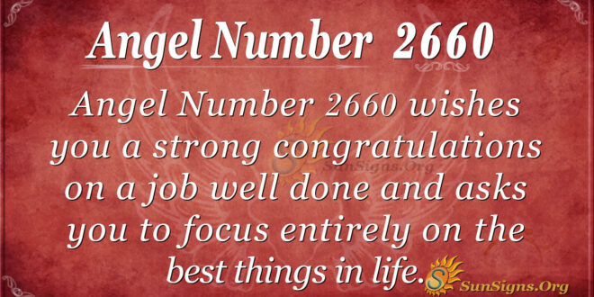 Angel Number 2660