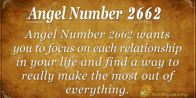 Angel Number 2662