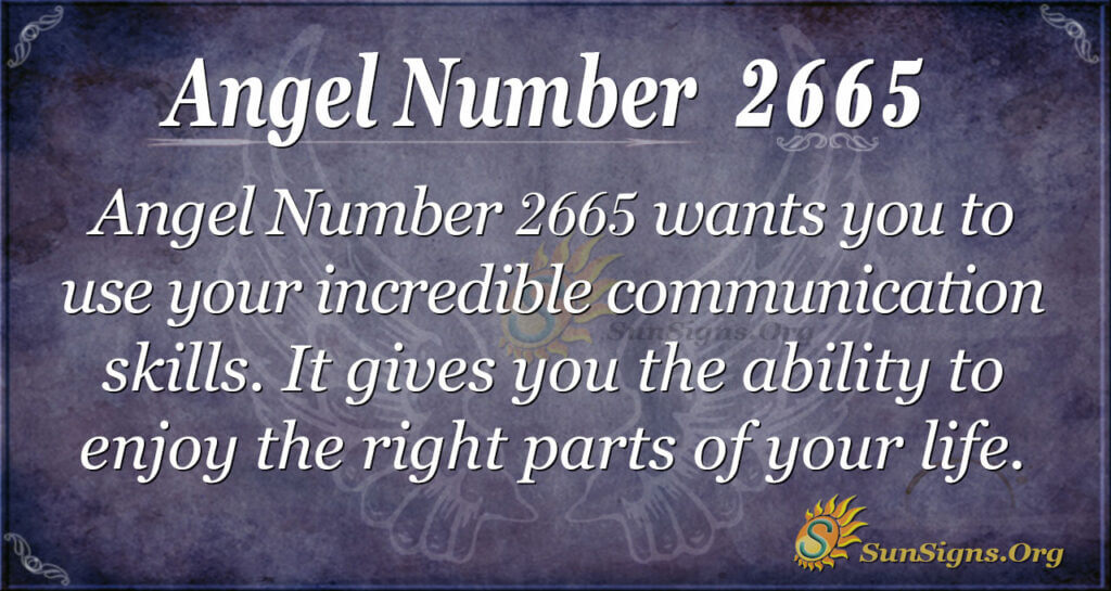 Angel Number 2665