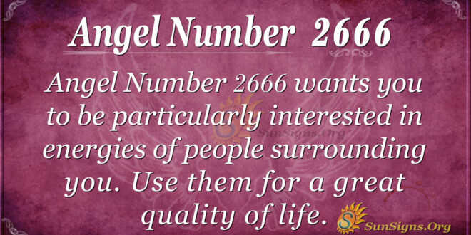 Angel number 2666
