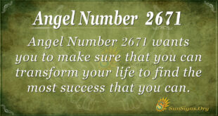 Angel Number 2671