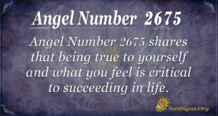 Angel Number 2675